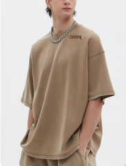 Cotton Summer T-Shirt And Shorts Set Unisex Two Piece Shorts And Shirt Set For Men Custom Logo Men'S Short Set