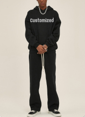 Customized Sweatsuit Fleece Oversized Blank Plain Tracksuits Men'S Hoodies Set