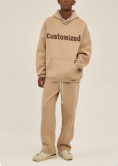 Customized Sweatsuit Fleece Oversized Blank Plain Tracksuits Men'S Hoodies Set