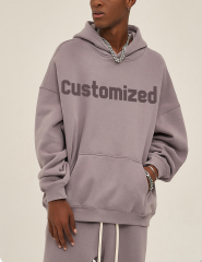 Customized Sweatsuit Fleece Oversized Blank Plain Tracksuits Men'S Hoodies Set