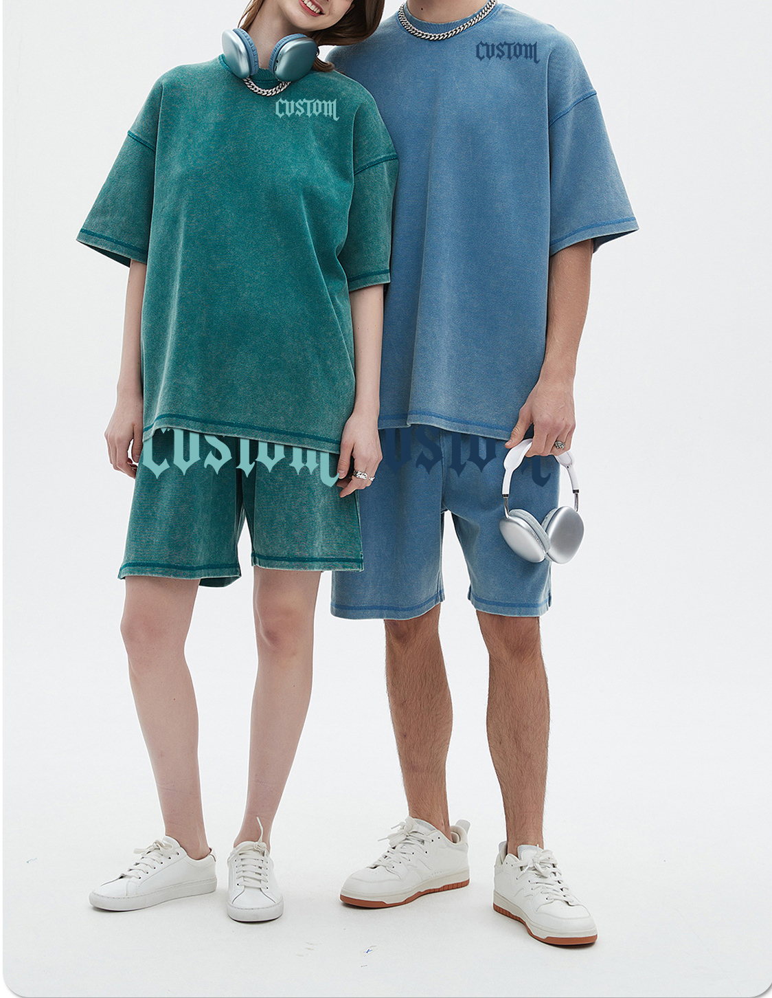 Cotton Summer T-Shirt And Shorts Set Unisex Two Piece Shorts And Shirt Set For Men Custom Logo Men'S Short Set