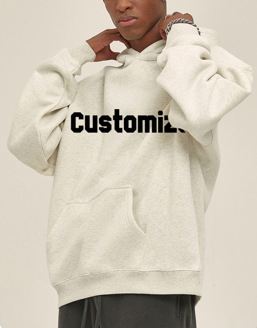 Customized Sweatsuit Fleece Oversized Blank Plain Tracksuits Men'S Hoodies Set