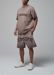 Camisetas Custom Puff Print Alphalete Graphic T Shirt Heavy 100% Cotton 240gsm Comfort Tee Designer Relaxed Fit Men T Shirt Suit