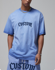 Camisetas Custom Puff Print Alphalete Graphic T Shirt Heavy 100% Cotton 240gsm Comfort Tee Designer Relaxed Fit Men T Shirt Suit