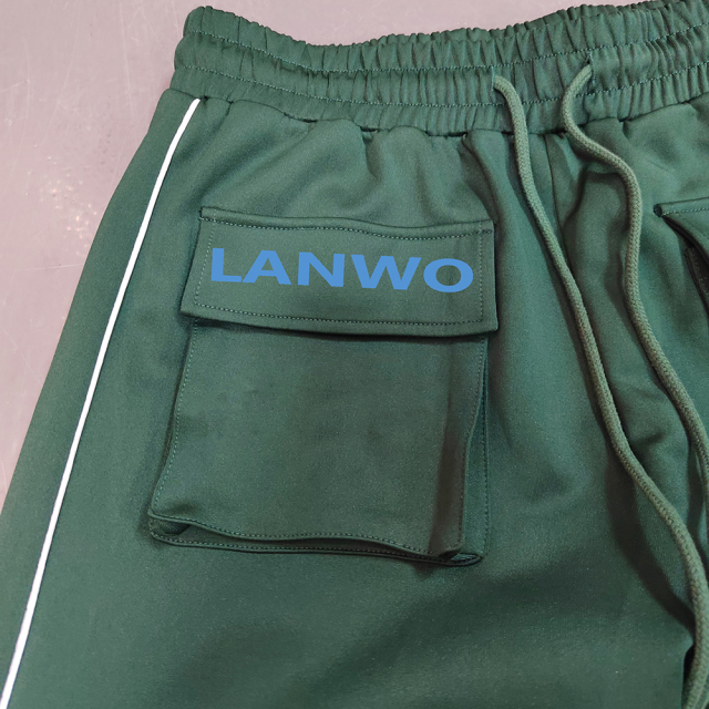 Spring And Autumn New Sports Pants Men'S Casual Pants Trendy Brand Loose Straight Tube Reflective Running Training Pants Men'S