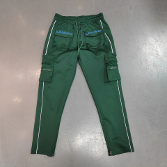 Spring And Autumn New Sports Pants Men'S Casual Pants Trendy Brand Loose Straight Tube Reflective Running Training Pants Men'S