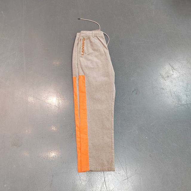 Suede Streetwear Durable Polyester Utility Drawing Patchwork Bottomwear Joggers For Men