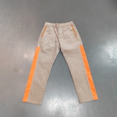 Suede Streetwear Durable Polyester Utility Drawing Patchwork Bottomwear Joggers For Men