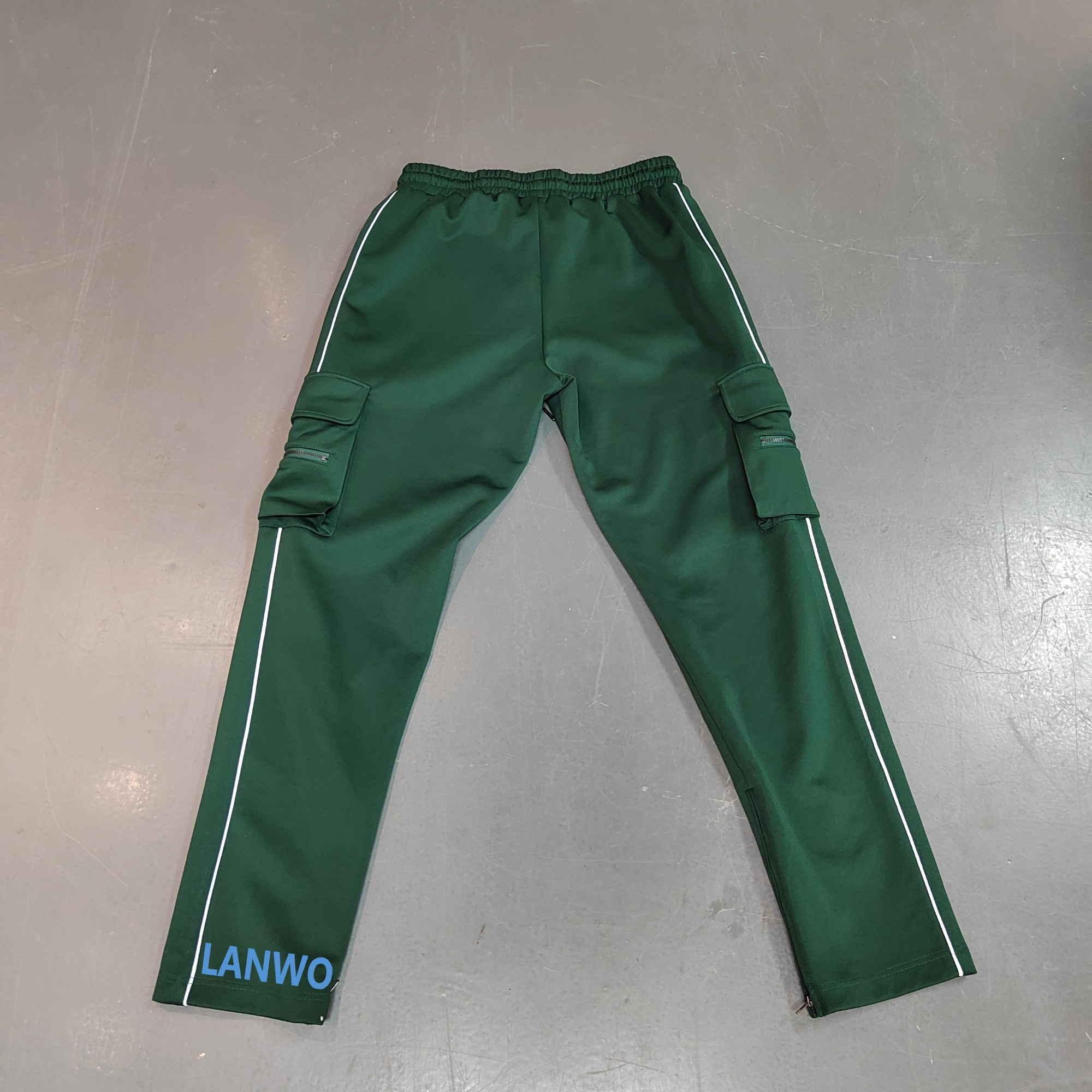 Spring And Autumn New Sports Pants Men'S Casual Pants Trendy Brand Loose Straight Tube Reflective Running Training Pants Men'S