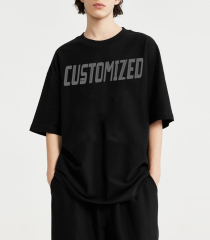 Summer 2023 New Mens 2 Piece Track Suit Sets Sports Loose Short Sleeved Shirt Custom Logo Joggers Shorts Set For Men