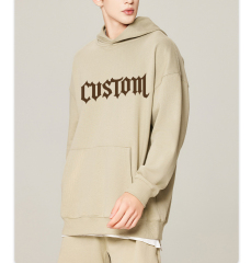 Men'S Hoodies & Sweatshirts Unisex 400gsm Fleece Custom Oversized Embroidery Hoodies