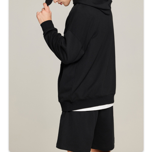 Men'S Hoodies & Sweatshirts Unisex 400gsm Fleece Custom Oversized Embroidery Hoodies