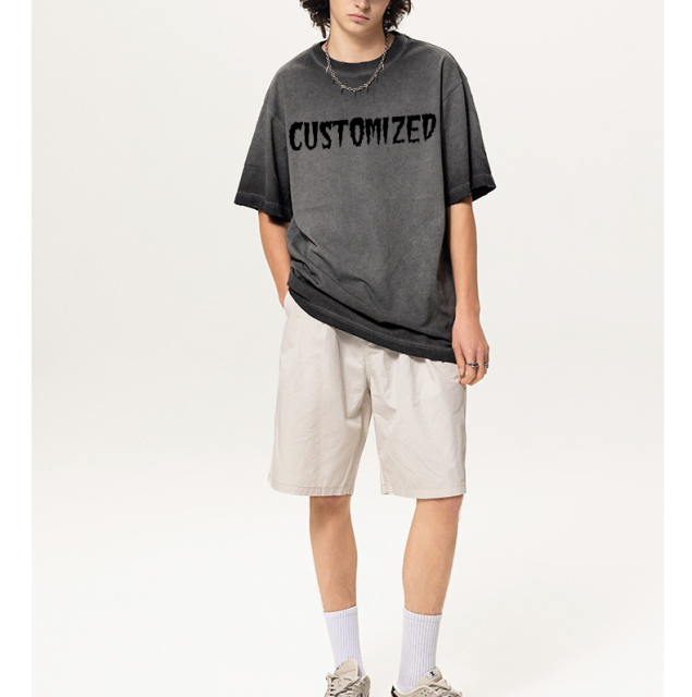 Custom Men Streetwear 100% Cotton Vintage Wash Hoodie Oversized Heavyweight Sun Faded Distressed Acid Wash Hoodies