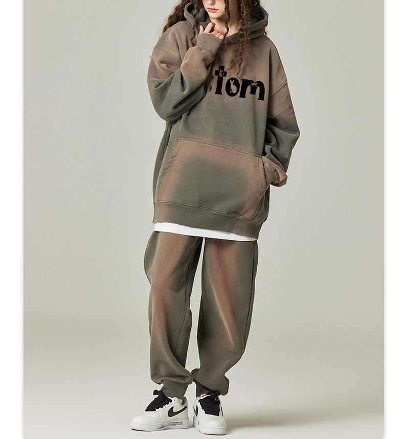 Custom Logo Printed 305gsm 100%Cotton Men'S Oversized Plain Drop Shoulder Tshirt Heavyweight Embossed Long Sleeve Unisex T Shirt