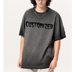 Custom Men Streetwear 100% Cotton Vintage Wash Hoodie Oversized Heavyweight Sun Faded Distressed Acid Wash Hoodies