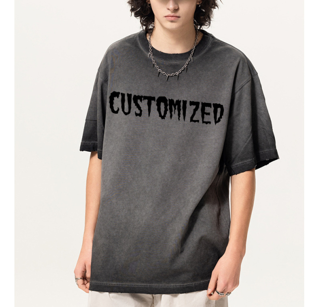 Custom Men Streetwear 100% Cotton Vintage Wash Hoodie Oversized Heavyweight Sun Faded Distressed Acid Wash Hoodies