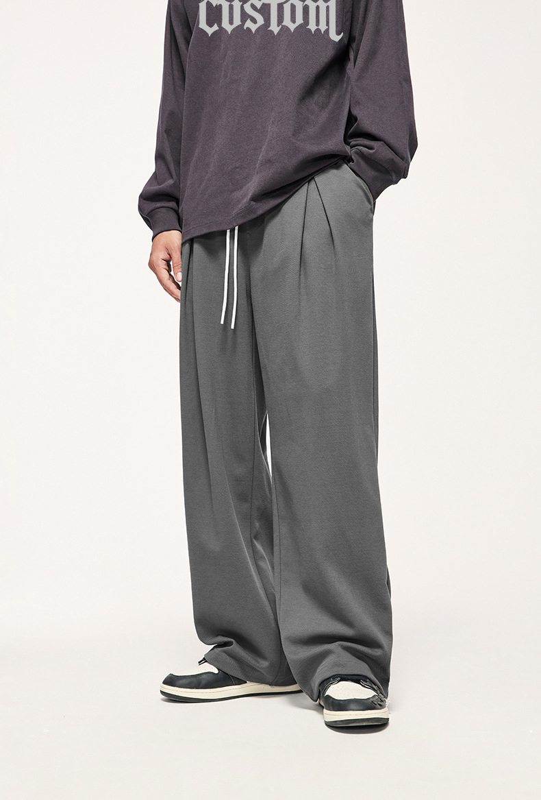 Custom Heavy Cotton Blank Street Wear Loose Vintage Acid Wash Tracksuit Sets Oversized Zipper Hoodie Pants Tracksuits Unisex Set