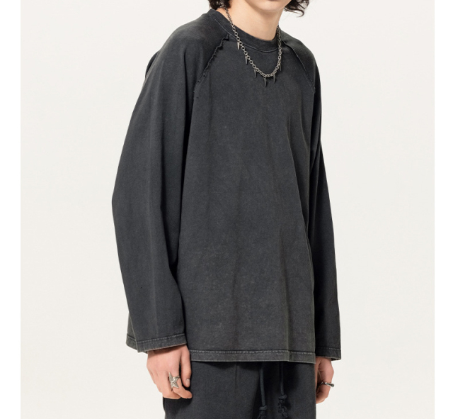 Custom Heavy Cotton Blank Street Wear Loose Vintage Acid Wash Tracksuit Sets Oversized Zipper Hoodie Pants Tracksuits Unisex Set