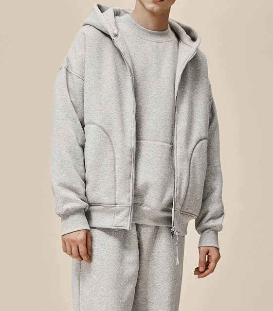 Custom Heavy Cotton Blank Street Wear Loose Vintage Acid Wash Tracksuit Sets Oversized Zipper Hoodie Pants Tracksuits Unisex Set