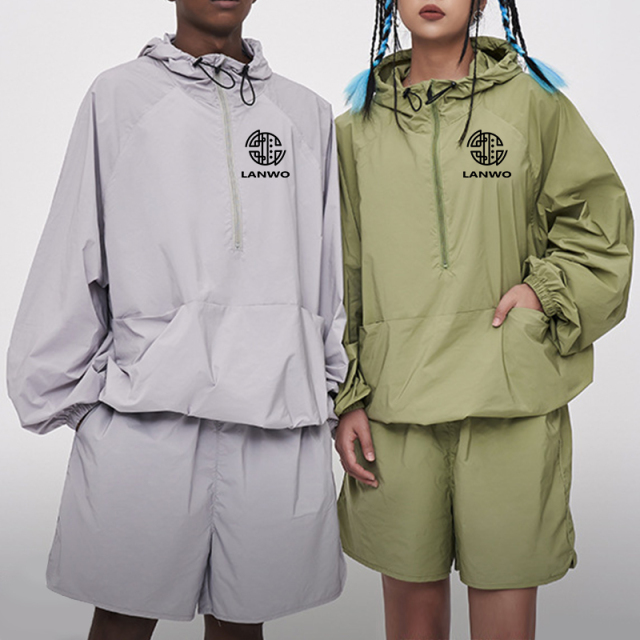 Men Fashion Lapel Plaid Shirt And Short Set 100% Nylon Summer Mens Suits Casual Solid Short Pants 2 Piece Sets