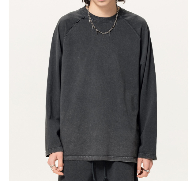 Custom Heavy Cotton Blank Street Wear Loose Vintage Acid Wash Tracksuit Sets Oversized Zipper Hoodie Pants Tracksuits Unisex Set