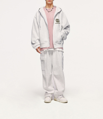 Wholesale 2024 Custom Tracksuit Polyester Jogging Sportswear Gym Solid Color 2 Piece Shorts Men Set