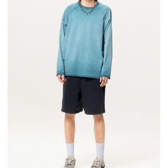 Custom Heavy Cotton Blank Street Wear Loose Vintage Acid Wash Tracksuit Sets Oversized Zipper Hoodie Pants Tracksuits Unisex Set