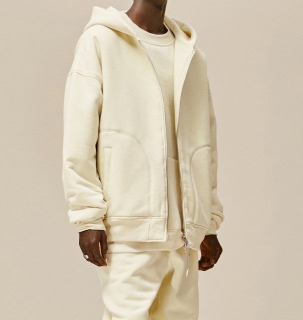 Custom Heavy Cotton Blank Street Wear Loose Vintage Acid Wash Tracksuit Sets Oversized Zipper Hoodie Pants Tracksuits Unisex Set