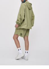 Men Fashion Lapel Plaid Shirt And Short Set 100% Nylon Summer Mens Suits Casual Solid Short Pants 2 Piece Sets