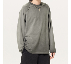 Custom Heavy Cotton Blank Street Wear Loose Vintage Acid Wash Tracksuit Sets Oversized Zipper Hoodie Pants Tracksuits Unisex Set