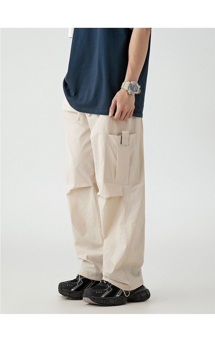 American retro overalls 2024 new summer casual pants straight leg sag loose wide leg pants for men and women wear overalls