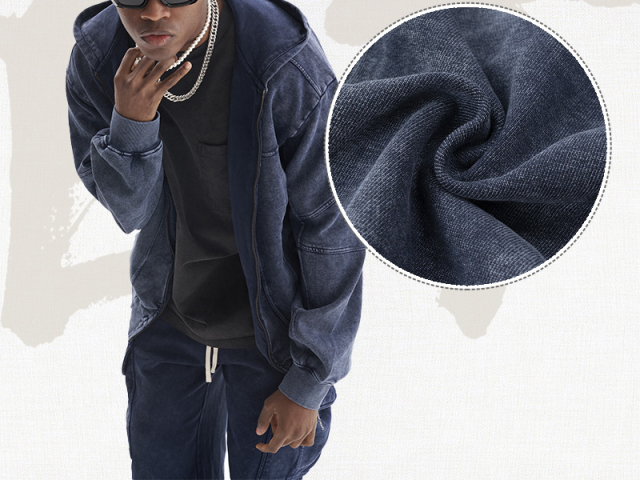 High quality zipper vintage hoodie Heavy hoodie men's hoodie fashion wash water Cardigan hoodie men