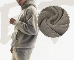 Custom High Quality Wash Made Old Plus Fleece Hoodie Dump Some Worn Hoodie Men'S Hoodie