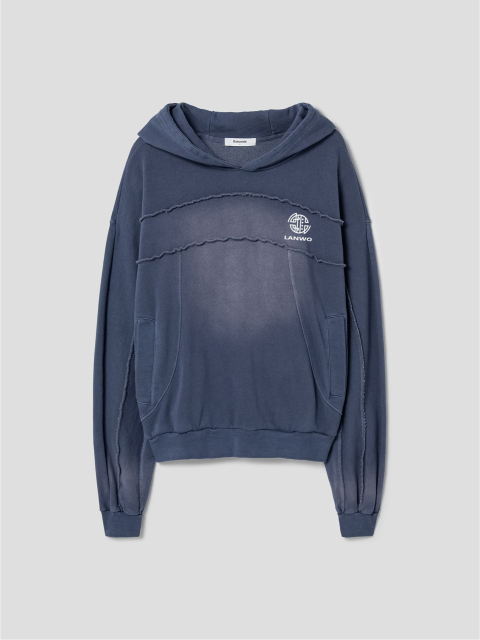 Fashion hoodie custom autumn and winter men's long-sleeved American retro hoodie