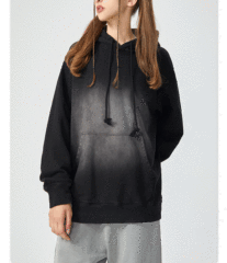 Tide brand 2024 fall American tide brand retro hoodie men gradual casual wash to make old lovers hoodie