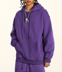 Men's 2024 fall casual basic hoodie plus fleece sweatpants American fashion brand sportswear suit for men and women