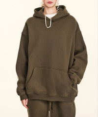 Men's 2024 fall casual basic hoodie plus fleece sweatpants American fashion brand sportswear suit for men and women