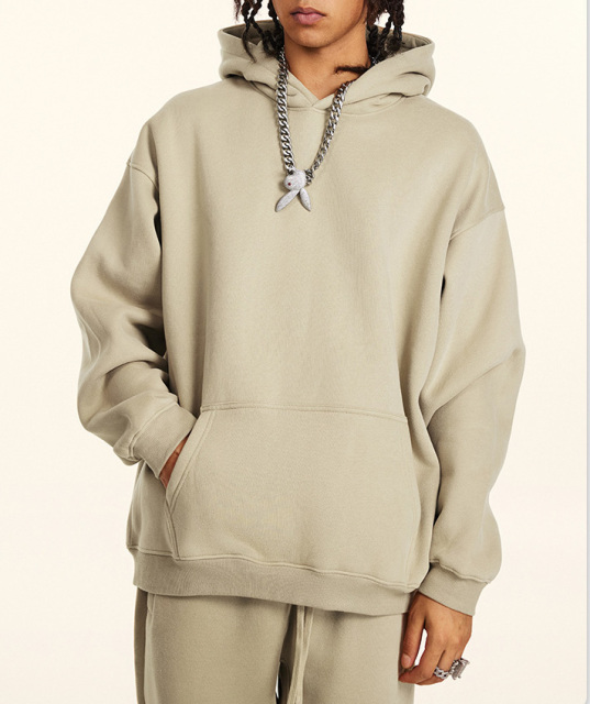 Men's 2024 fall casual basic hoodie plus fleece sweatpants American fashion brand sportswear suit for men and women