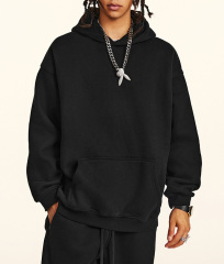 Men's 2024 fall casual basic hoodie plus fleece sweatpants American fashion brand sportswear suit for men and women