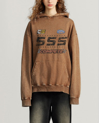 2024 Fall American Tide Racing element hoodie retro to make old hoodie lovers