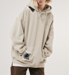 Autumn and winter new original couple fashion brand heavy sweater coat retro American loose hoodie men