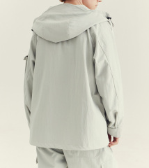 New coat for Autumn/Winter 2024 men's fashion senior sense of plankton handsome loose men's hooded windproof jacke