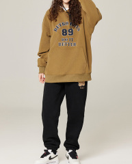 Retro hooded hoodie men and women new autumn and winter letter outdoor fashion brand hoodie