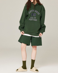 Retro hooded hoodie men and women new autumn and winter letter outdoor fashion brand hoodie