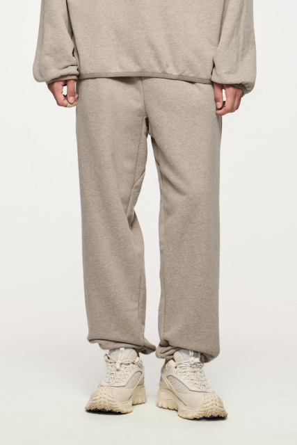 Bunched feet grab fleece sweatpants 2024 autumn and winter brand new American sports bunched feet pants for men and women