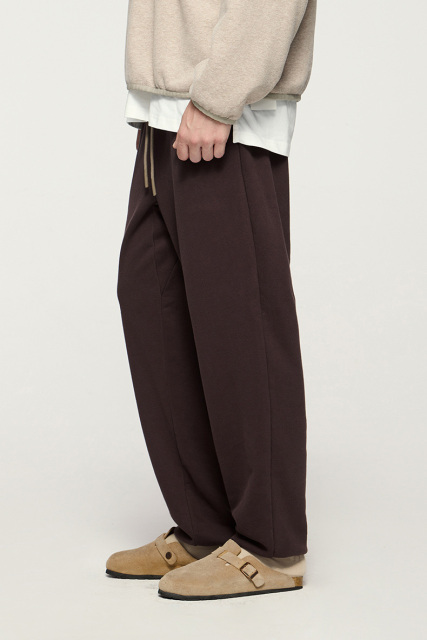 Bunched feet grab fleece sweatpants 2024 autumn and winter brand new American sports bunched feet pants men