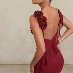 Sexy Summer Long Dress Women's Sleeveless Backless Dress Fashionable Party Evening Dress