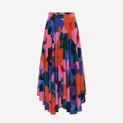 2025 Women's Spring /summer New Fashion Skirt Casual Print Bohemia Female Mid-length Skirts