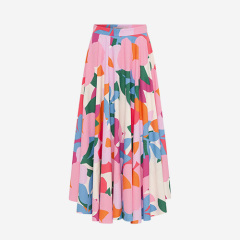 2025 Women's Spring /summer New Fashion Skirt Casual Print Bohemia Female Mid-length Skirts