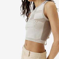 Custom Summer New Seamless Crop Tank Top